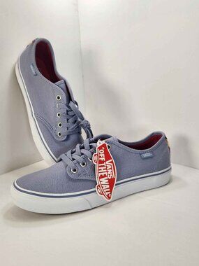 Vans Women’s 8.5 Lavender Sneakers Braided Heel Detail Canvas Skate Shoes NWT